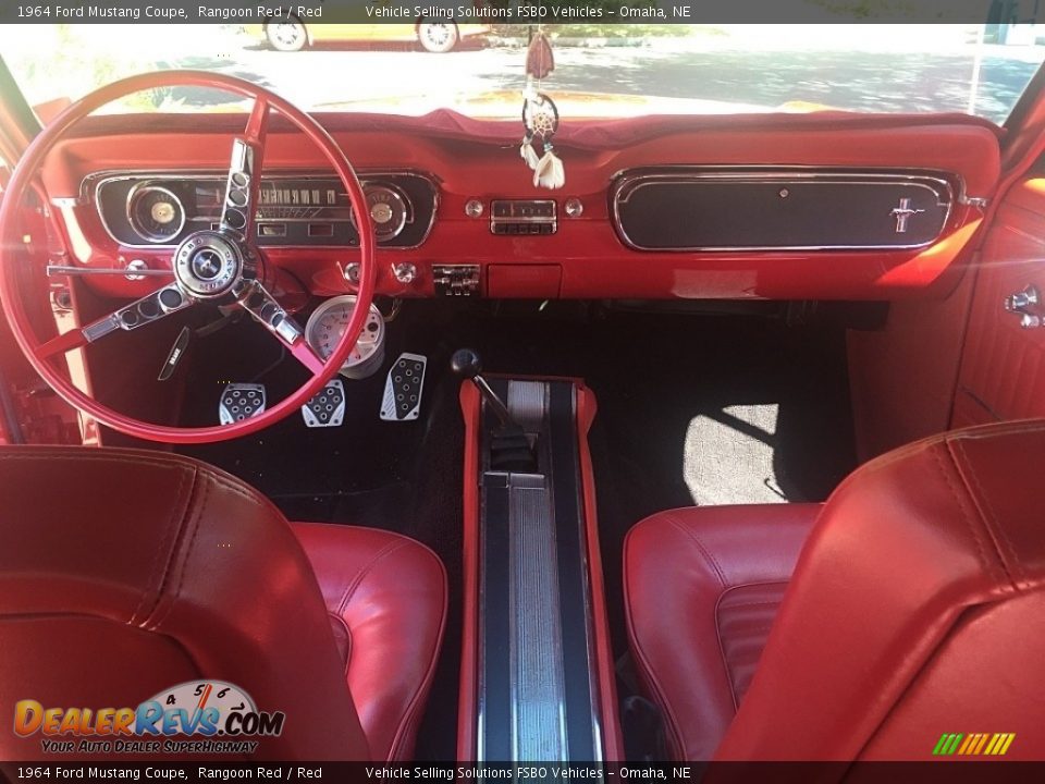Red Interior - 1964 Ford Mustang Coupe Photo #6