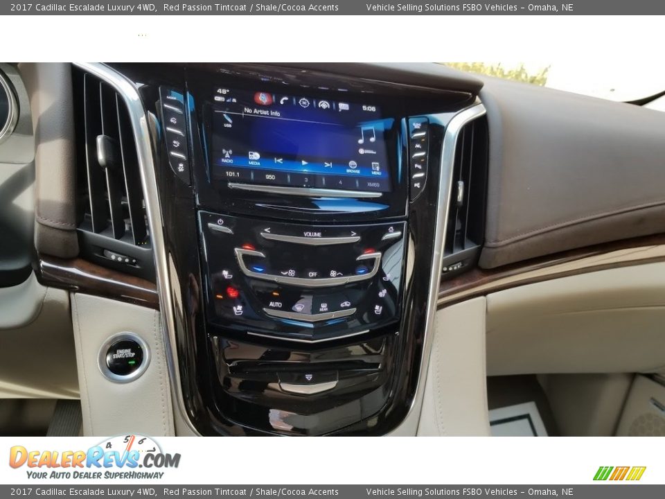 2017 Cadillac Escalade Luxury 4WD Red Passion Tintcoat / Shale/Cocoa Accents Photo #8