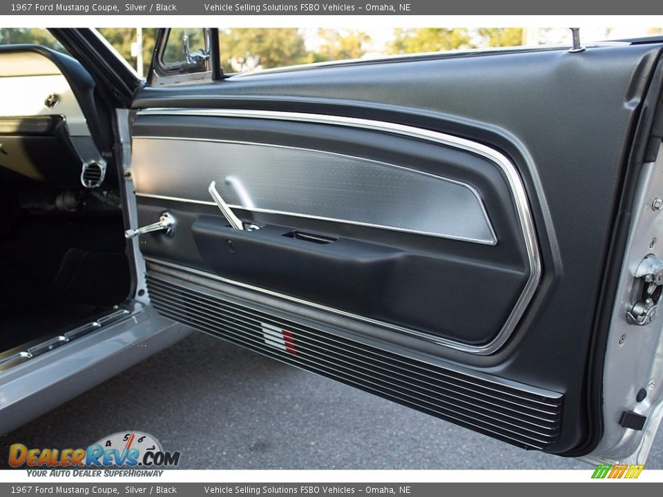 1967 Ford Mustang Coupe Silver / Black Photo #16