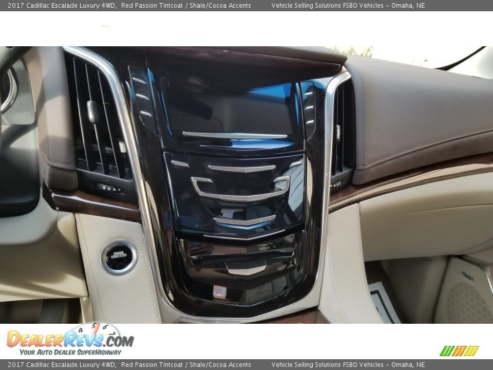 2017 Cadillac Escalade Luxury 4WD Red Passion Tintcoat / Shale/Cocoa Accents Photo #17