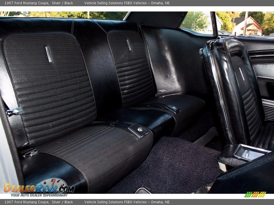 Rear Seat of 1967 Ford Mustang Coupe Photo #23