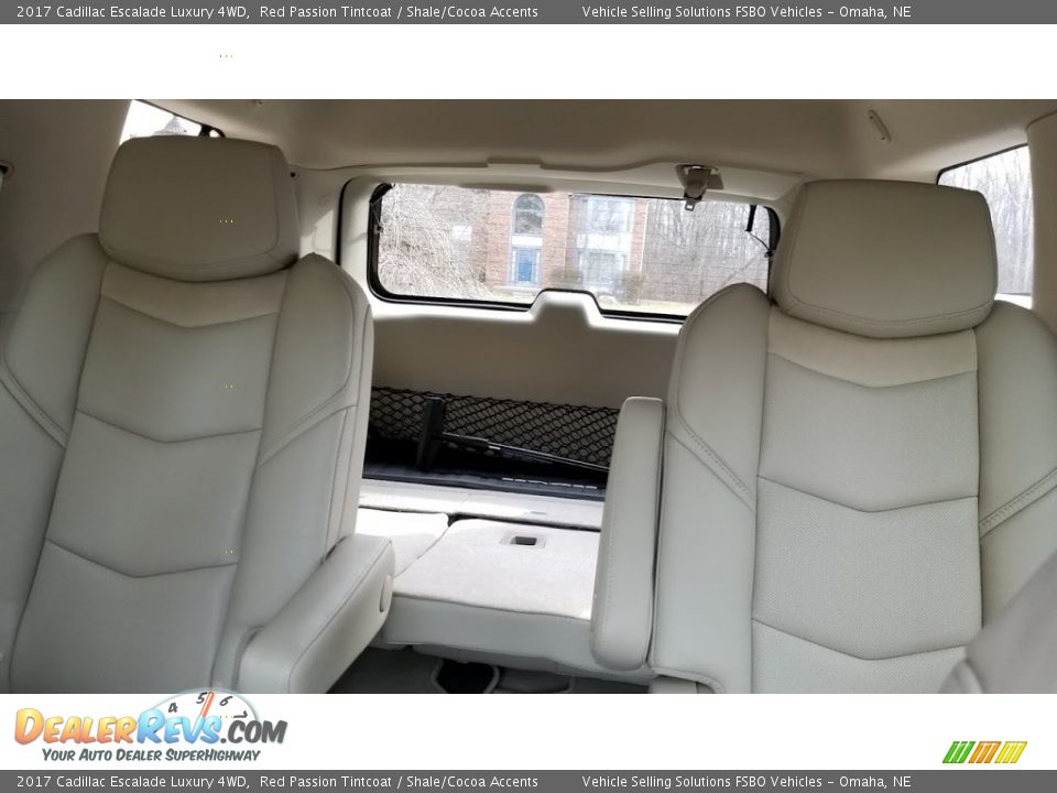 2017 Cadillac Escalade Luxury 4WD Red Passion Tintcoat / Shale/Cocoa Accents Photo #25