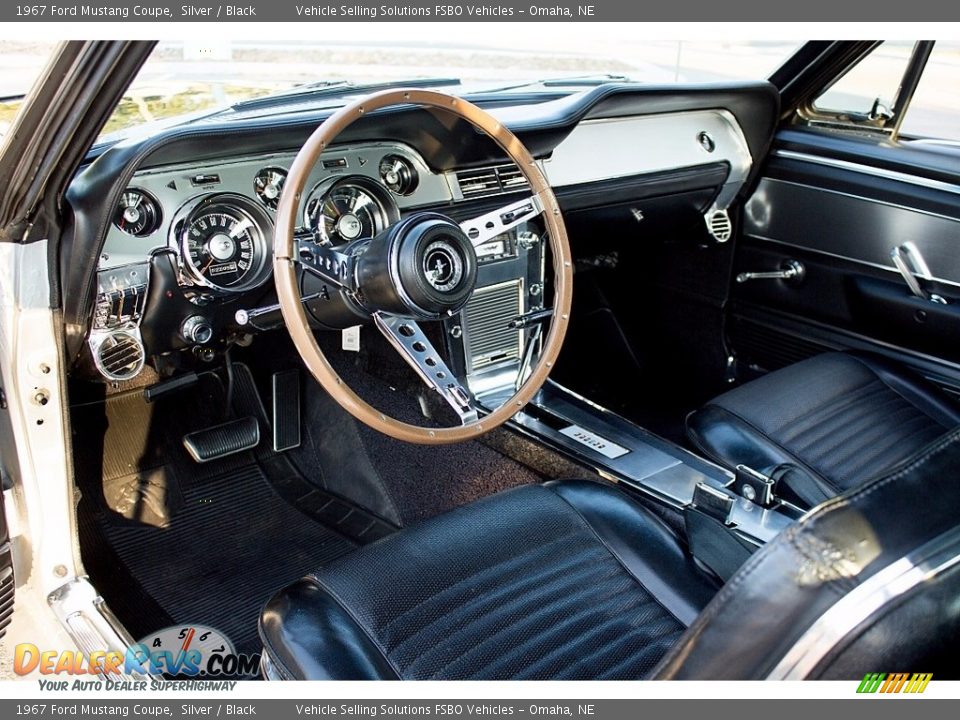 Black Interior - 1967 Ford Mustang Coupe Photo #27