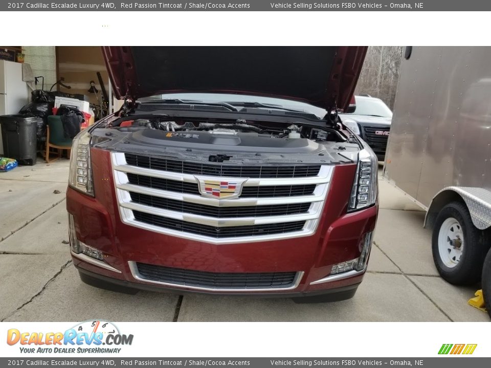2017 Cadillac Escalade Luxury 4WD Red Passion Tintcoat / Shale/Cocoa Accents Photo #30