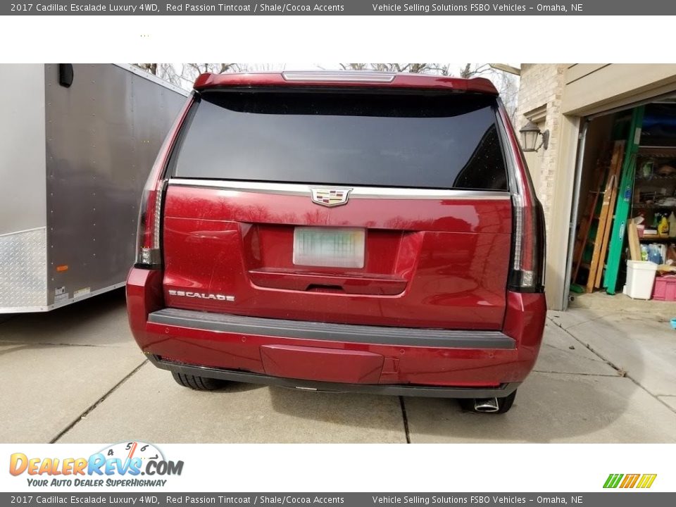 2017 Cadillac Escalade Luxury 4WD Red Passion Tintcoat / Shale/Cocoa Accents Photo #33