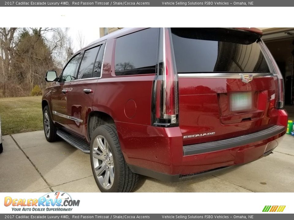 2017 Cadillac Escalade Luxury 4WD Red Passion Tintcoat / Shale/Cocoa Accents Photo #34