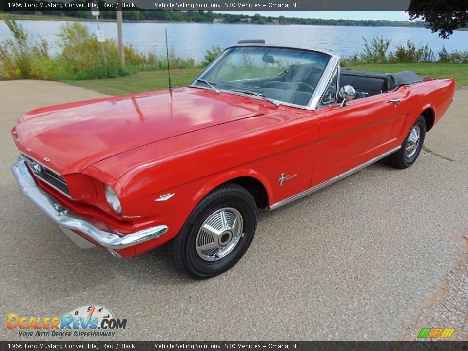 Front 3/4 View of 1966 Ford Mustang Convertible Photo #1