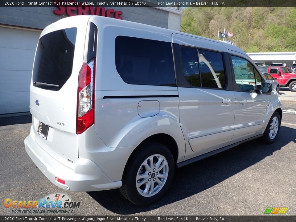 2020 Ford Transit Connect XLT Passenger Wagon Ingot Silver Metallic / Ebony Photo #2
