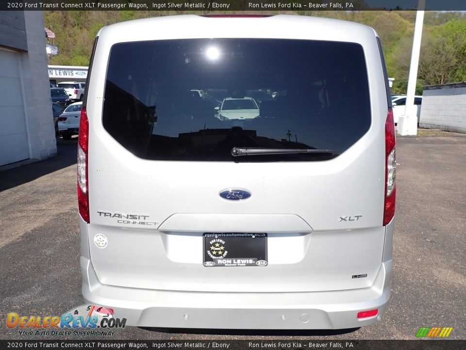 2020 Ford Transit Connect XLT Passenger Wagon Ingot Silver Metallic / Ebony Photo #3