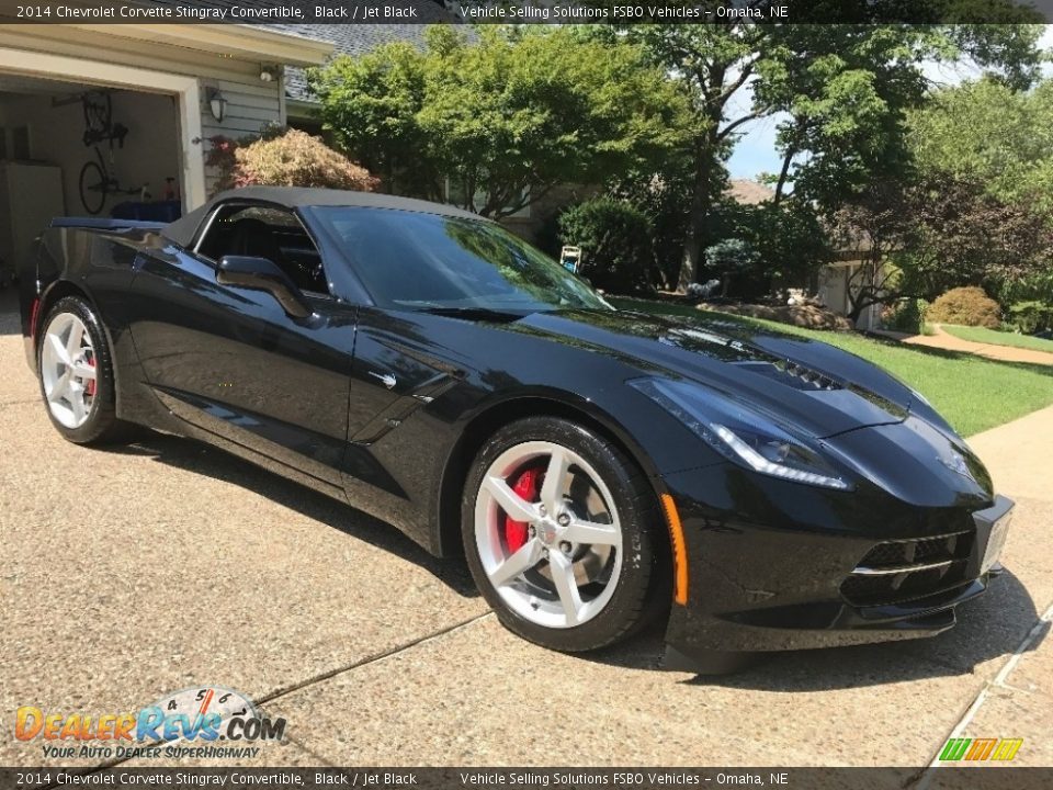 2014 Chevrolet Corvette Stingray Convertible Black / Jet Black Photo #4