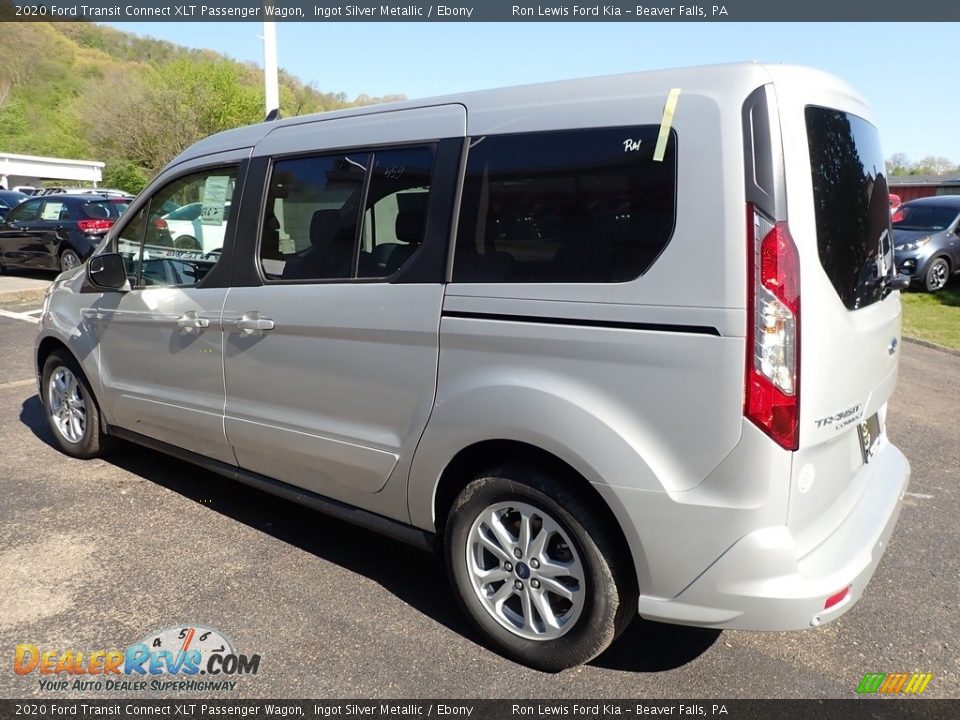 2020 Ford Transit Connect XLT Passenger Wagon Ingot Silver Metallic / Ebony Photo #5