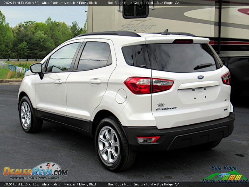 2020 Ford EcoSport SE White Platinum Metallic / Ebony Black Photo #3