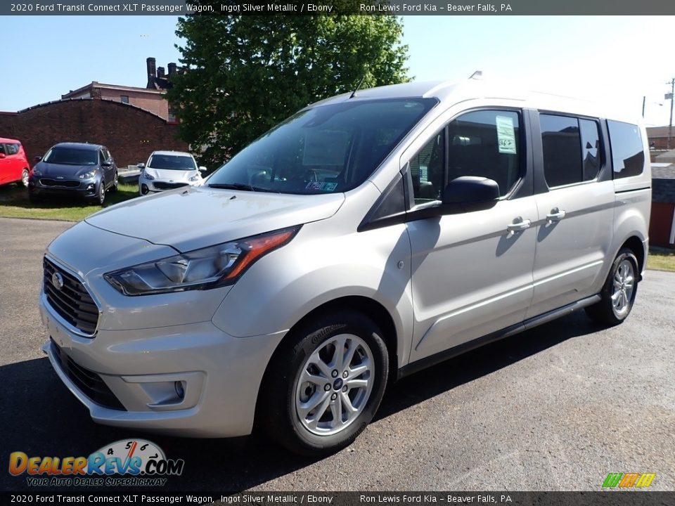 2020 Ford Transit Connect XLT Passenger Wagon Ingot Silver Metallic / Ebony Photo #7