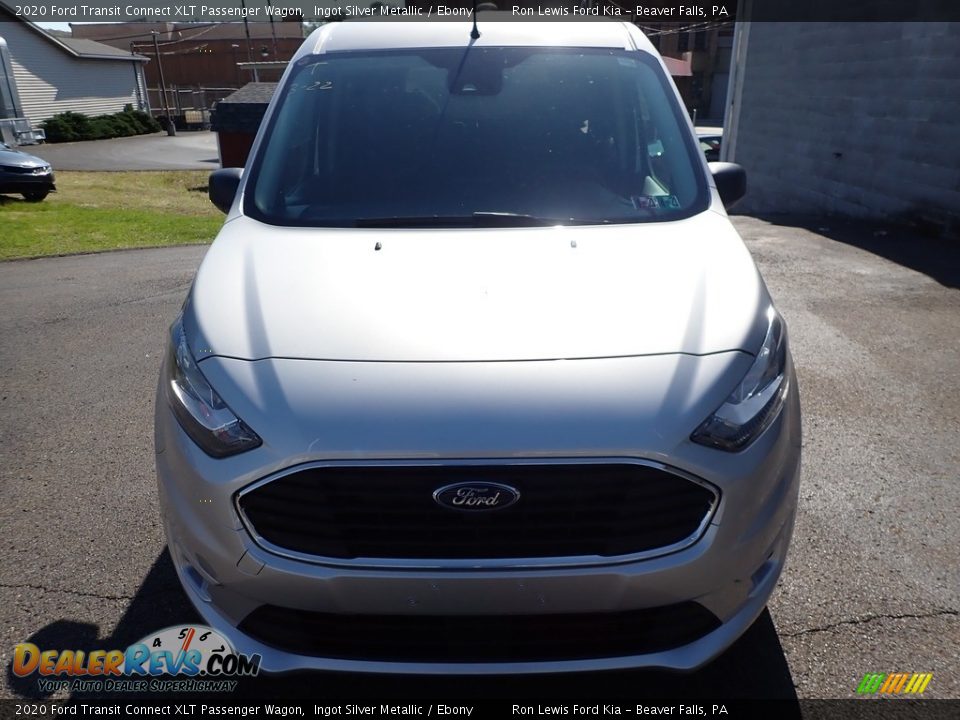 2020 Ford Transit Connect XLT Passenger Wagon Ingot Silver Metallic / Ebony Photo #8