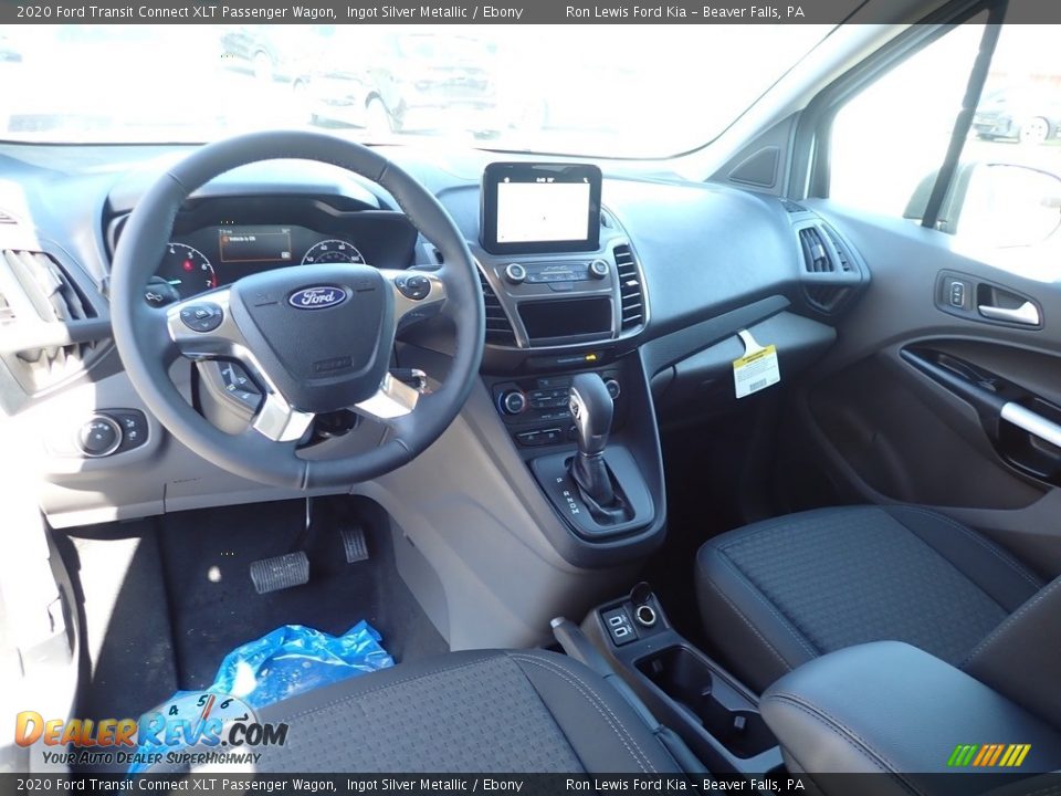 2020 Ford Transit Connect XLT Passenger Wagon Ingot Silver Metallic / Ebony Photo #16