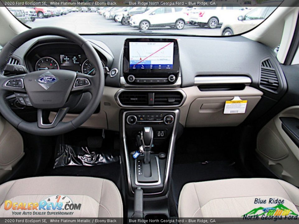 2020 Ford EcoSport SE White Platinum Metallic / Ebony Black Photo #15