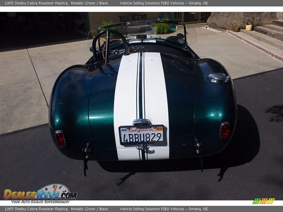 1965 Shelby Cobra Roadster Replica Metallic Green / Black Photo #4