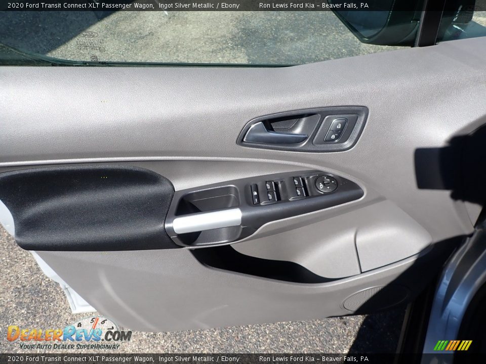 2020 Ford Transit Connect XLT Passenger Wagon Ingot Silver Metallic / Ebony Photo #17