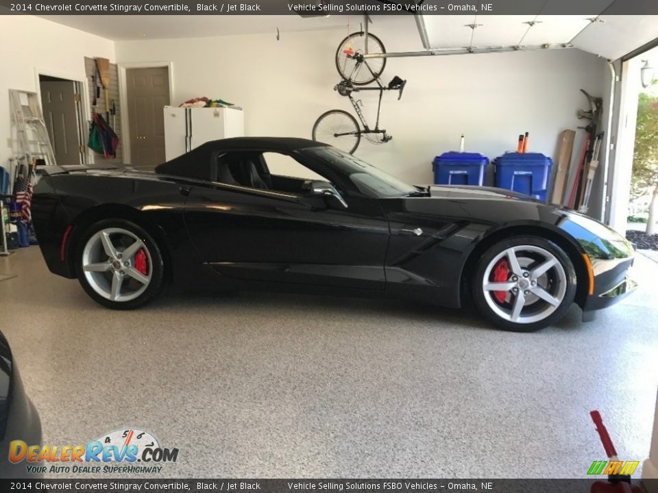 2014 Chevrolet Corvette Stingray Convertible Black / Jet Black Photo #16