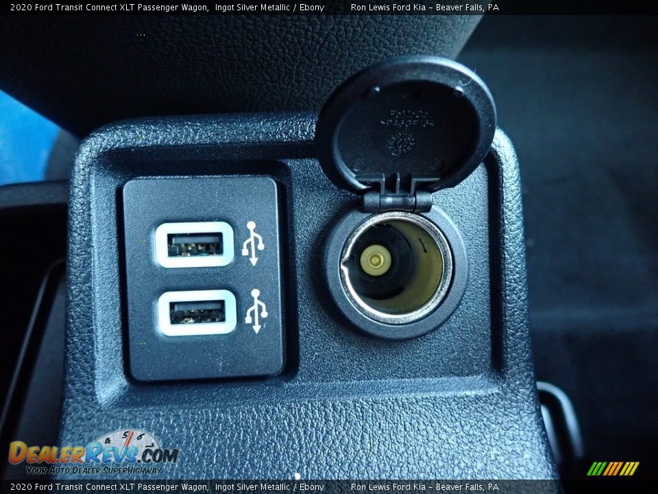 2020 Ford Transit Connect XLT Passenger Wagon Ingot Silver Metallic / Ebony Photo #19