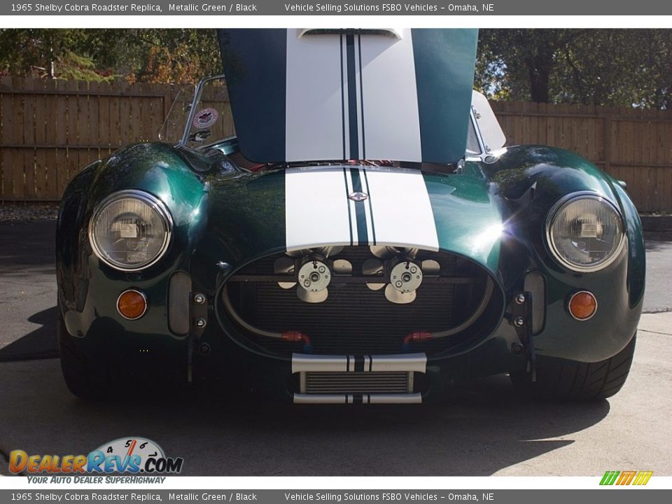 1965 Shelby Cobra Roadster Replica Metallic Green / Black Photo #7