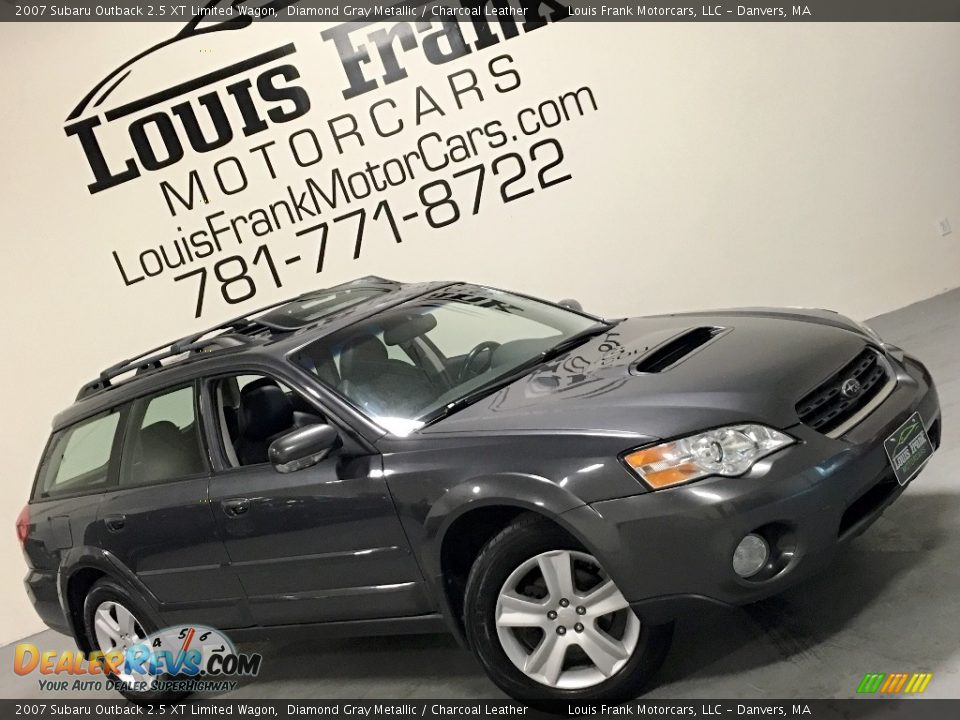 2007 Subaru Outback 2.5 XT Limited Wagon Diamond Gray Metallic / Charcoal Leather Photo #2