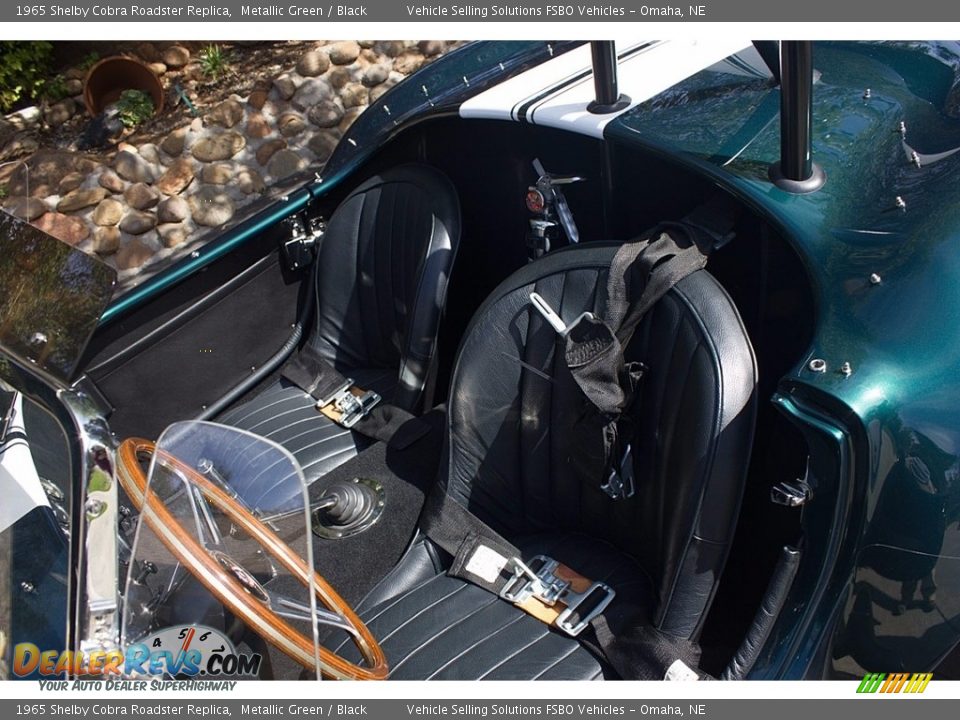 1965 Shelby Cobra Roadster Replica Metallic Green / Black Photo #11