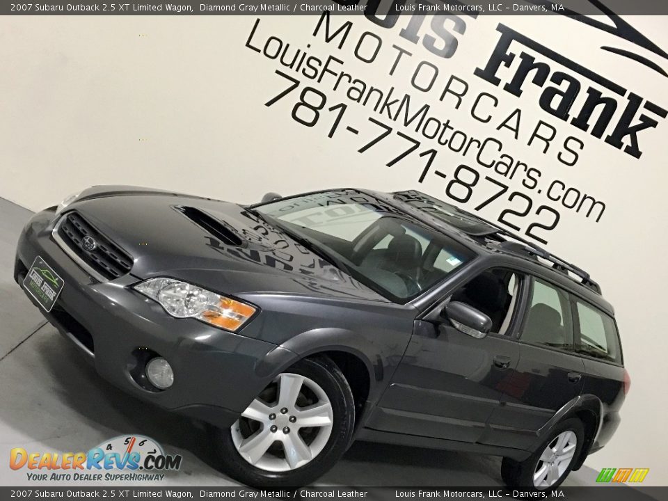 2007 Subaru Outback 2.5 XT Limited Wagon Diamond Gray Metallic / Charcoal Leather Photo #4