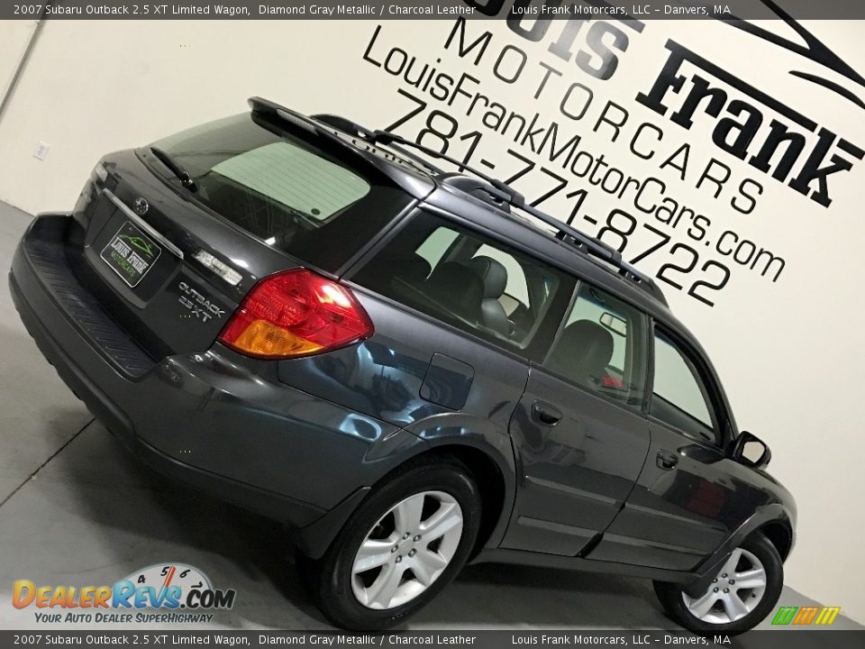 2007 Subaru Outback 2.5 XT Limited Wagon Diamond Gray Metallic / Charcoal Leather Photo #5