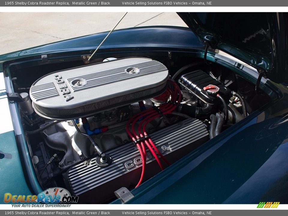 1965 Shelby Cobra Roadster Replica Metallic Green / Black Photo #16