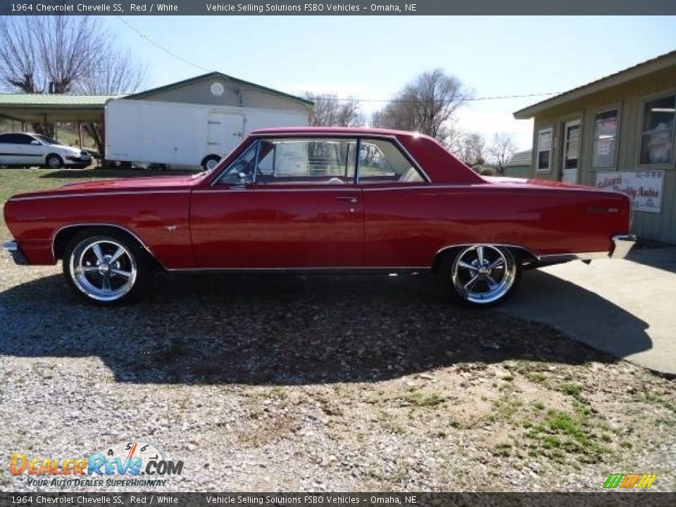 1964 Chevrolet Chevelle SS Red / White Photo #12