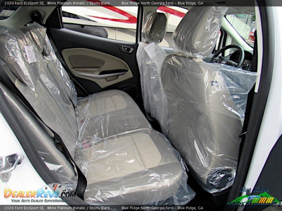 2020 Ford EcoSport SE White Platinum Metallic / Ebony Black Photo #28