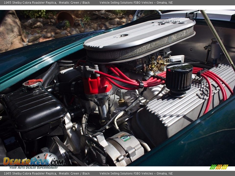 1965 Shelby Cobra Roadster Replica Metallic Green / Black Photo #18