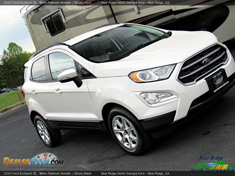 2020 Ford EcoSport SE White Platinum Metallic / Ebony Black Photo #30