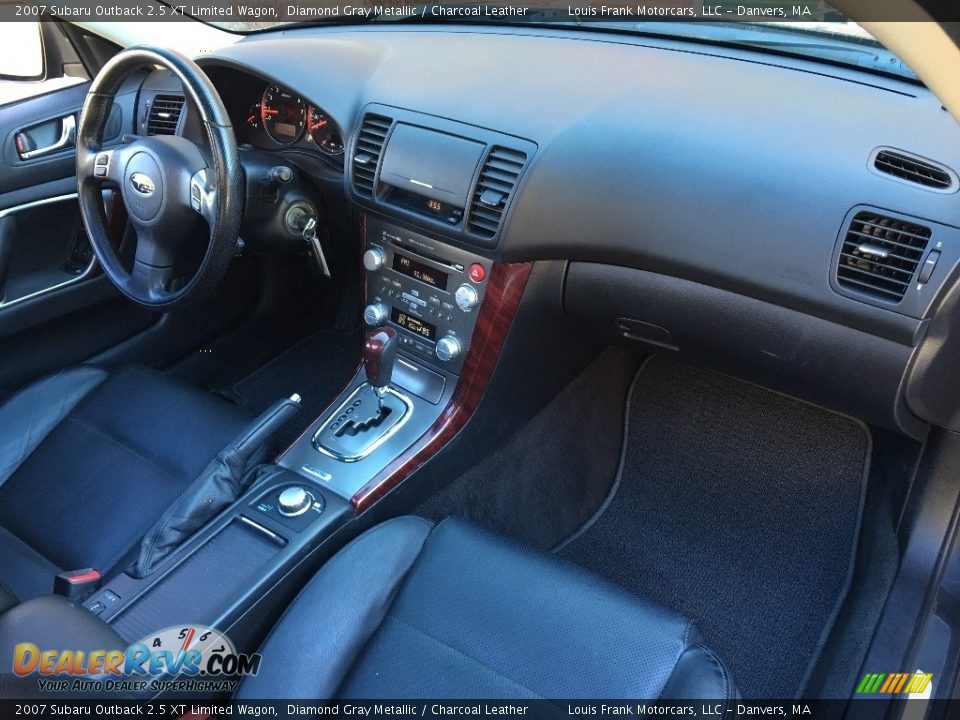 Charcoal Leather Interior - 2007 Subaru Outback 2.5 XT Limited Wagon Photo #11