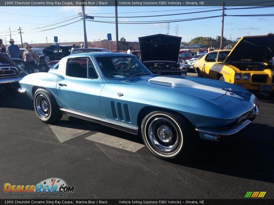 1966 Chevrolet Corvette Sting Ray Coupe Marina Blue / Black Photo #1