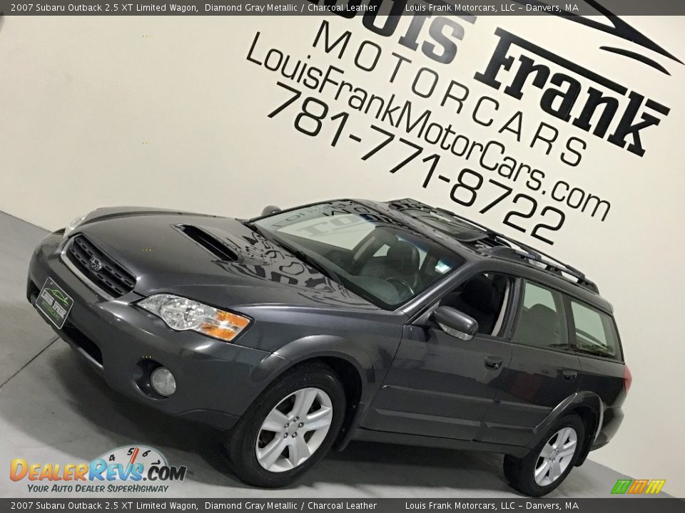 2007 Subaru Outback 2.5 XT Limited Wagon Diamond Gray Metallic / Charcoal Leather Photo #16