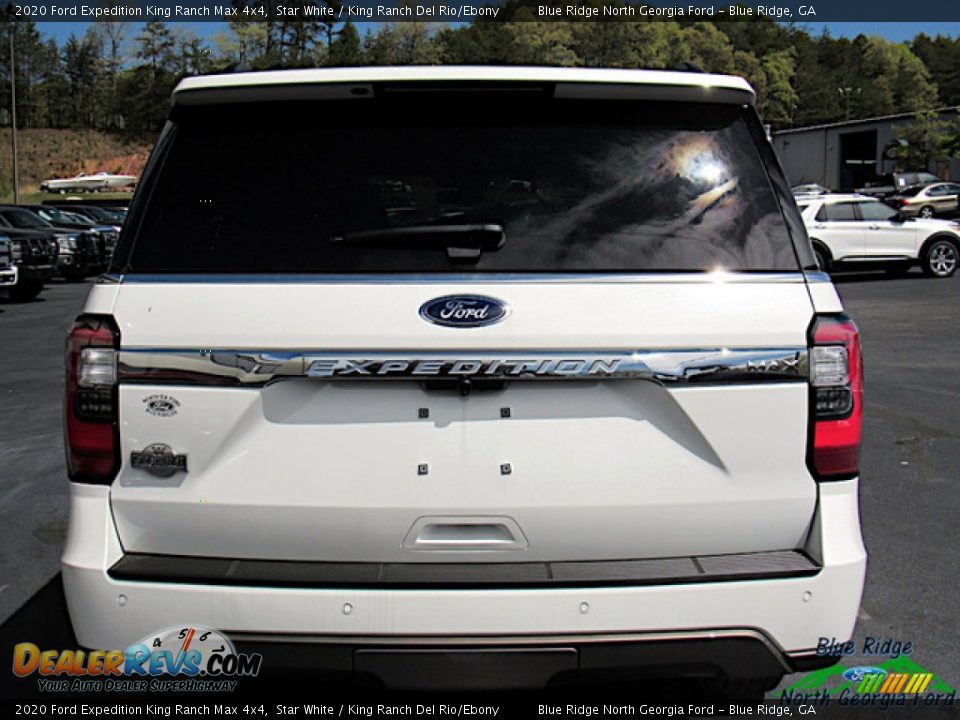 2020 Ford Expedition King Ranch Max 4x4 Star White / King Ranch Del Rio/Ebony Photo #4
