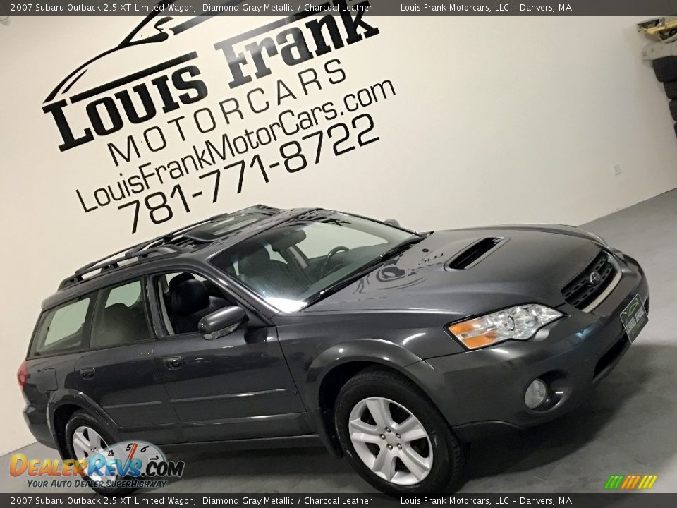 2007 Subaru Outback 2.5 XT Limited Wagon Diamond Gray Metallic / Charcoal Leather Photo #17