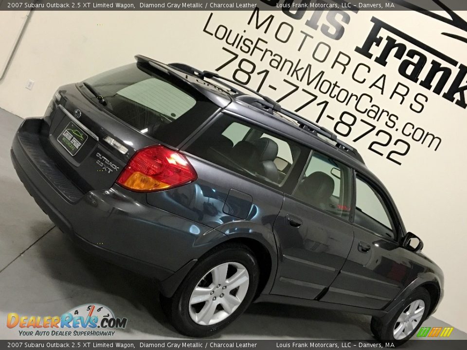 2007 Subaru Outback 2.5 XT Limited Wagon Diamond Gray Metallic / Charcoal Leather Photo #19