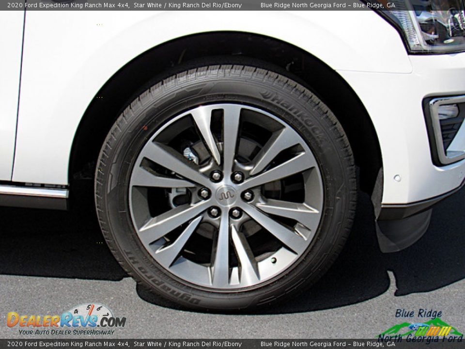 2020 Ford Expedition King Ranch Max 4x4 Star White / King Ranch Del Rio/Ebony Photo #9