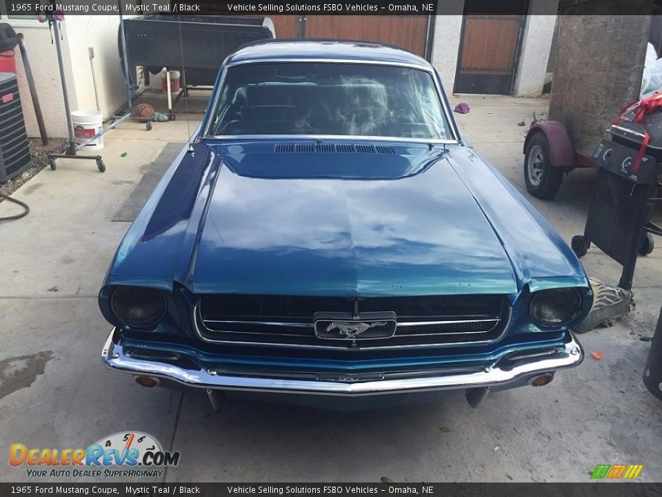 1965 Ford Mustang Coupe Mystic Teal / Black Photo #3