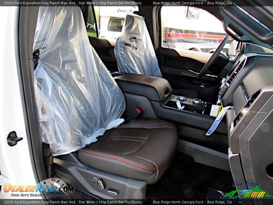2020 Ford Expedition King Ranch Max 4x4 Star White / King Ranch Del Rio/Ebony Photo #11