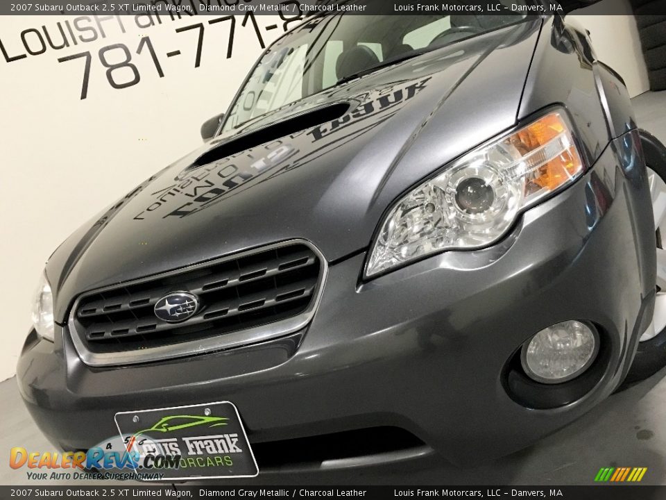 2007 Subaru Outback 2.5 XT Limited Wagon Diamond Gray Metallic / Charcoal Leather Photo #24