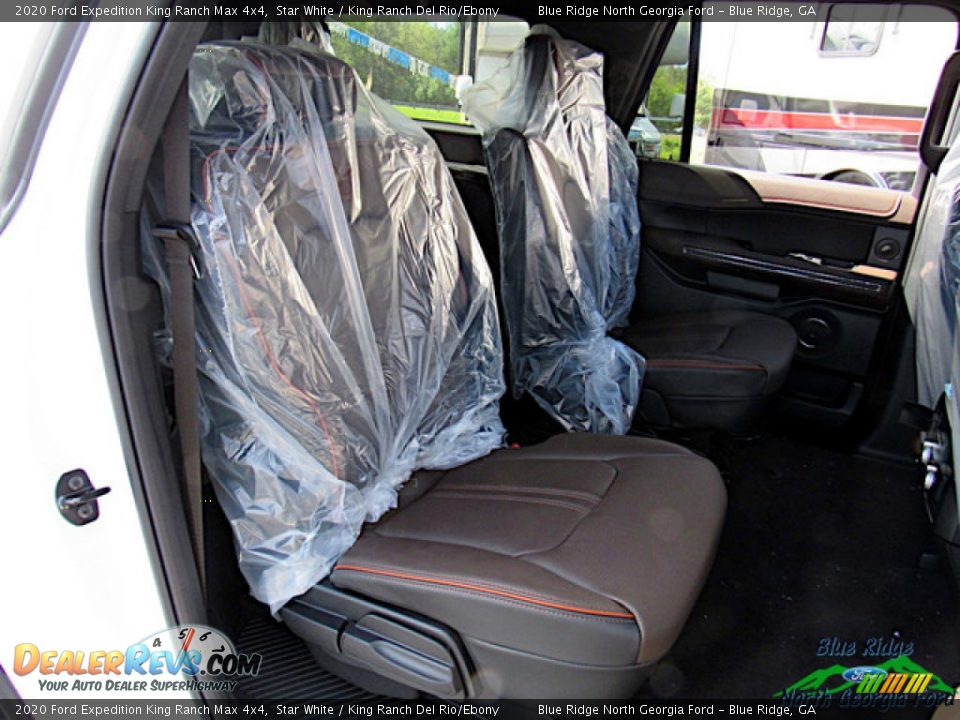 2020 Ford Expedition King Ranch Max 4x4 Star White / King Ranch Del Rio/Ebony Photo #12