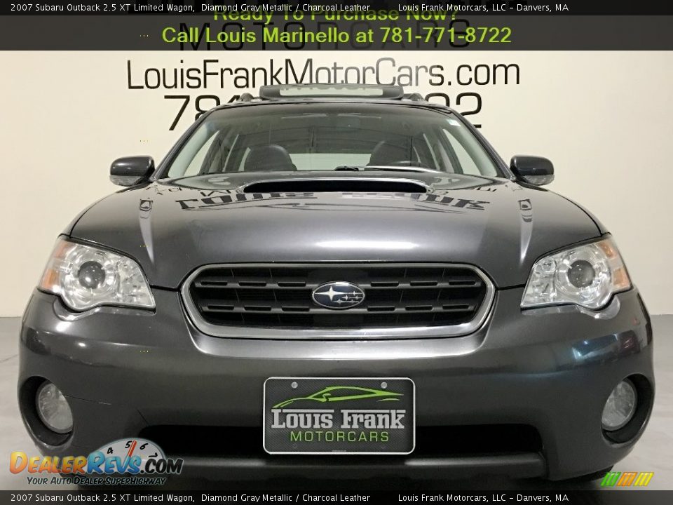 2007 Subaru Outback 2.5 XT Limited Wagon Diamond Gray Metallic / Charcoal Leather Photo #25