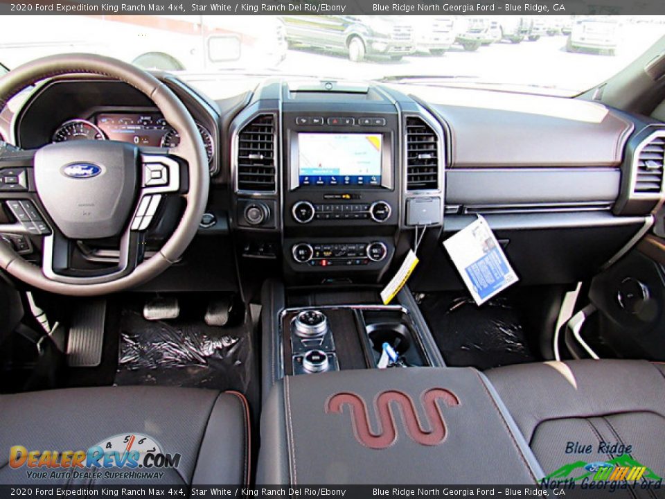 2020 Ford Expedition King Ranch Max 4x4 Star White / King Ranch Del Rio/Ebony Photo #17