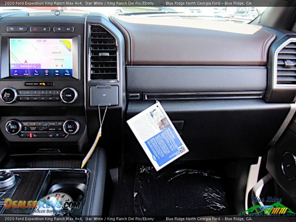 2020 Ford Expedition King Ranch Max 4x4 Star White / King Ranch Del Rio/Ebony Photo #18
