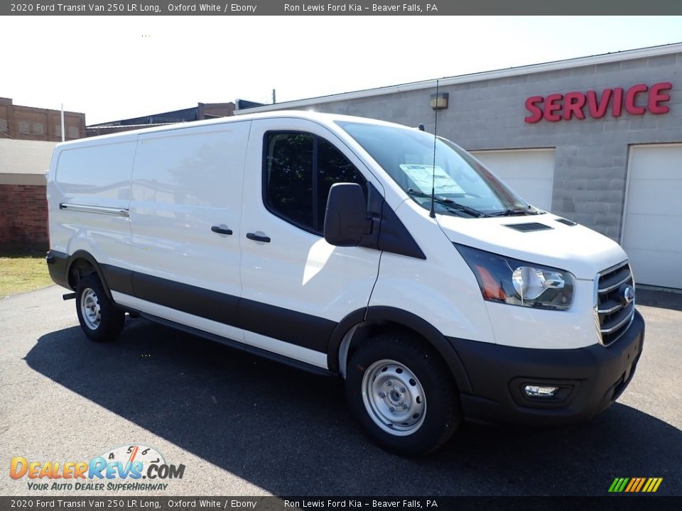 Front 3/4 View of 2020 Ford Transit Van 250 LR Long Photo #11