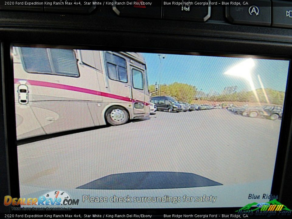 2020 Ford Expedition King Ranch Max 4x4 Star White / King Ranch Del Rio/Ebony Photo #24